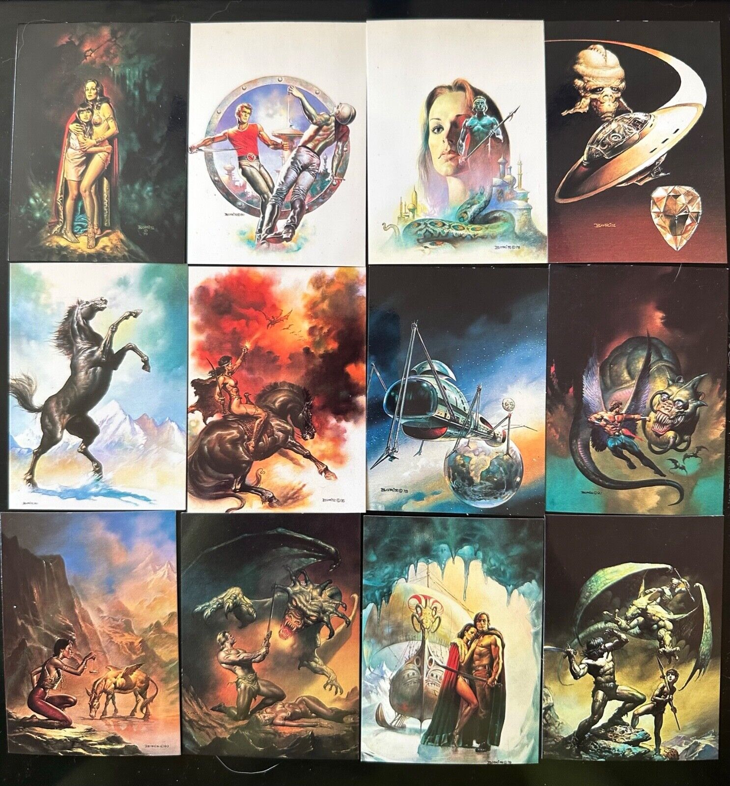 1992 Boris Vallejo Fantasy Art Cards High Gloss Beautiful 1992 Boris Vallejo Fantasy Art Cards High Gloss Beautiful