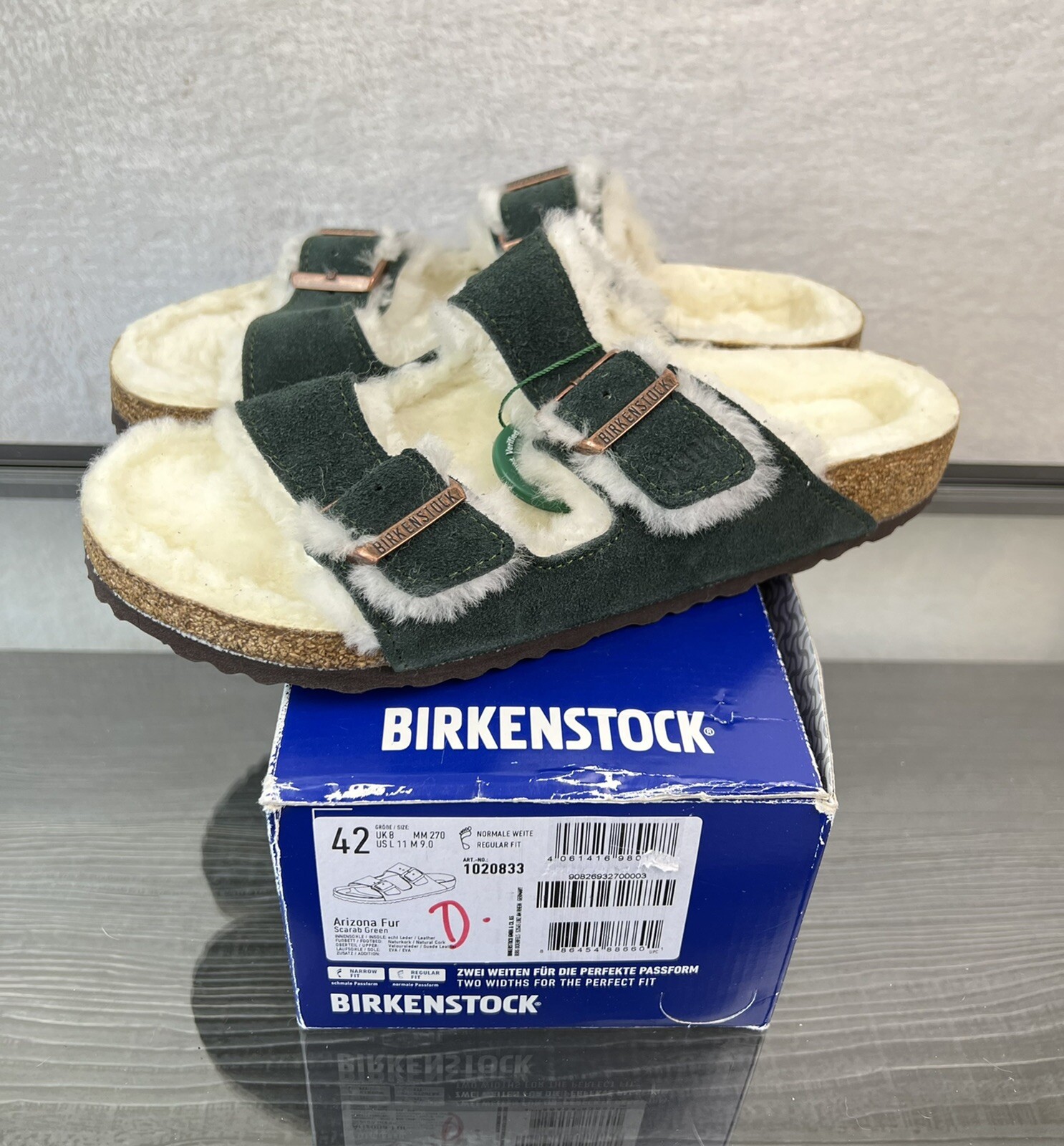 Kith Birkenstock Arizona Shearling Mens 