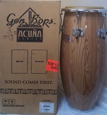 Gon Bops Alex Acuna Signature Series Natural Quinto 10.75" Conga Drum NEW Dealer