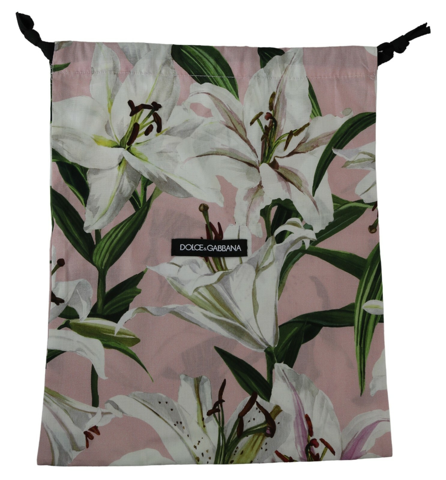 

DOLCE - GABBANA Сумка-пылесборник -quot;Розовые лилии-quot; Сумка для обуви на шнурке 32,5см x 26см, Розовый