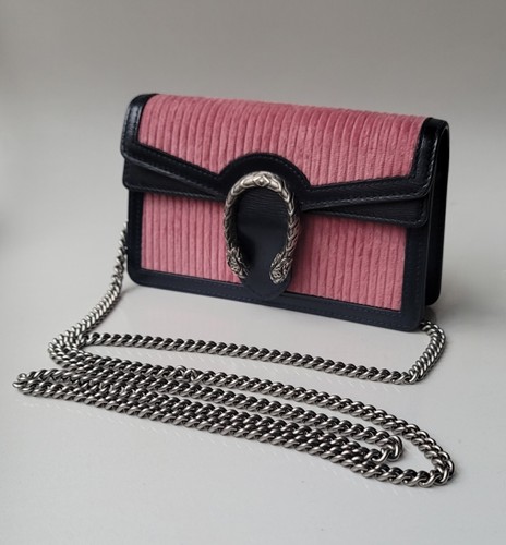 ショルダーバッグ・ポシェット GUCCI DIONYSUS MINI PATENT LEATHER CROSSBODY BAG نيت-أ-بورتر | GUCCI | Dionysus mini textured patent-leather