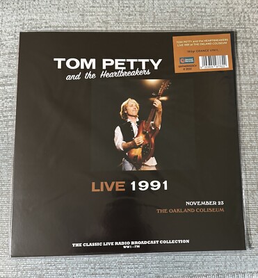 TOM PETTY LIVE 1991 Oakland LP 180 Gram ORANGE Vinyl