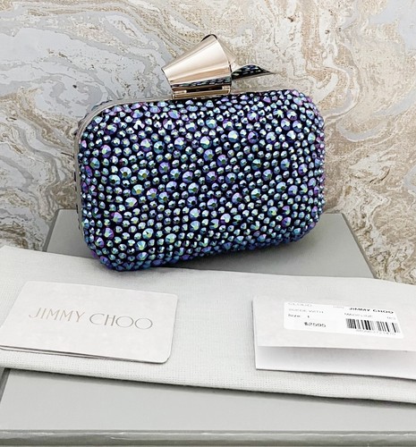Jimmy Choo Cloud Crystal Strass Embellished Clutch | eBay