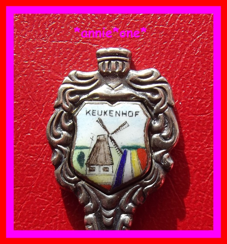 ê§ Emaille Wappen AndenkenlÃFfel Lisse Holland TulpenblÃ¼Te Keukenhof WindmÃ¼Hle ê§