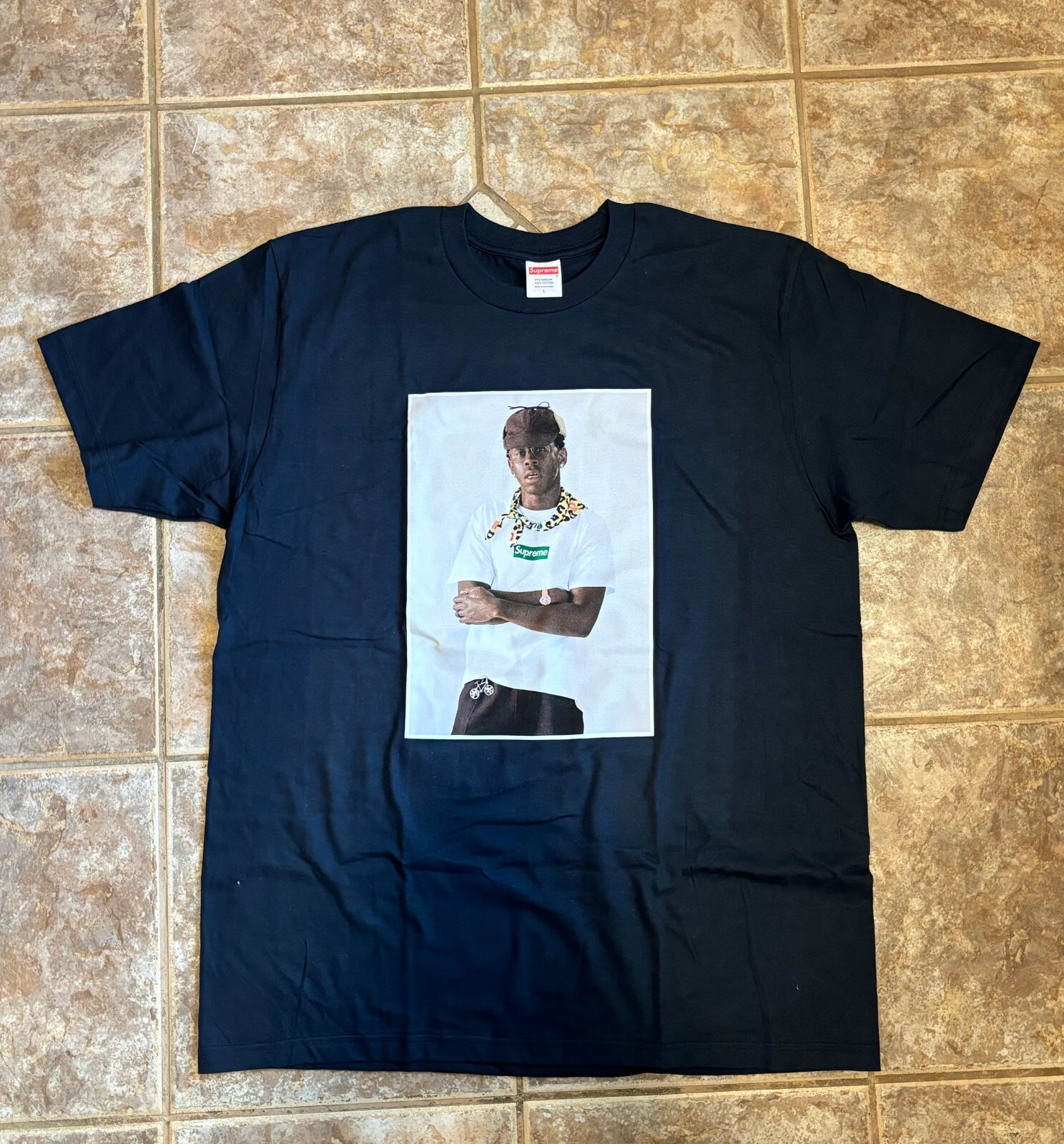 Supreme Tyler the Creator Tee FW24 | Mens Size L | Navy Supreme Tyler the Creator Tee FW24 | Mens Size L | Navy