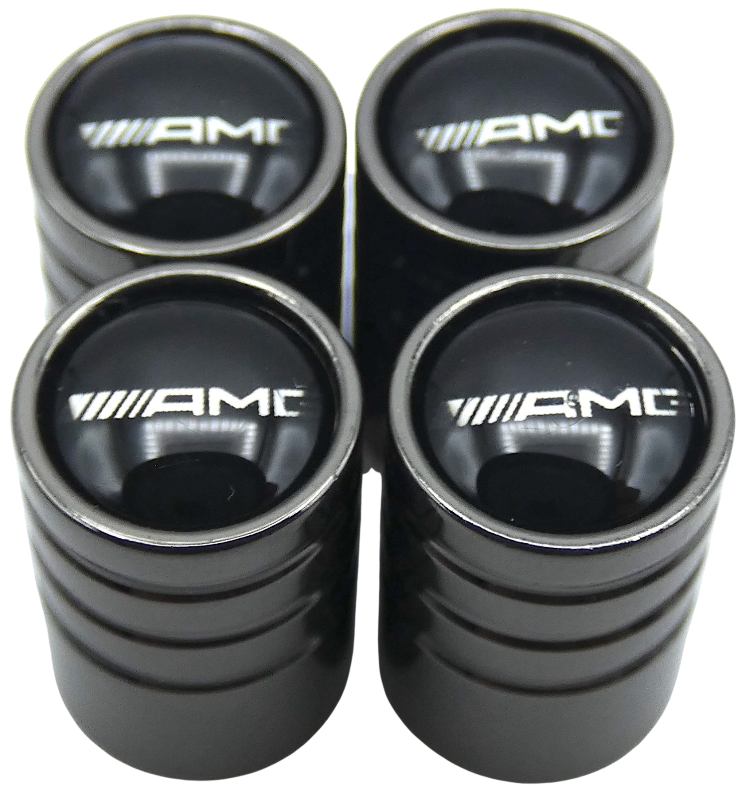 AMG Tire Wheel Stem Air Valve CAPS for auto, car, truck, SUV (1 SET)