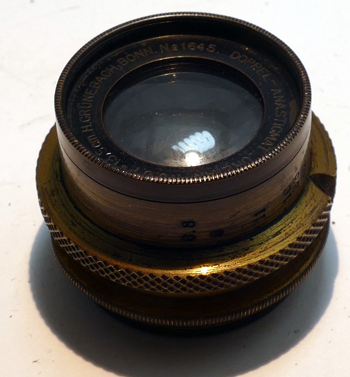 Doppel Anastigmat Oretar 13.5cm f6.8 Lens GruneBach Bonn