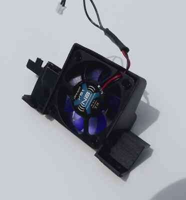 GameCube 50mm Fan Adapter Complete Replacement Kit Bracket + Fan + Cable