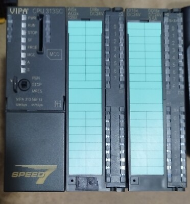 TESTED        VIPA CPU 313SC  SPEED 7  -  313-5BF13  -  313 SC  - 313 5BF13