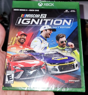 NASCAR 21 IGNITION DAY 1 EDITION CAR RACING XBOX ONE S X GAME FACTORY SEALED NEW