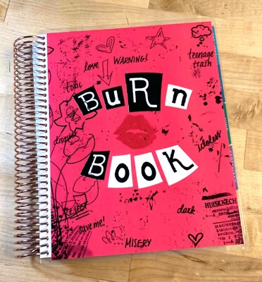 *Burn Book* Mean Girls Cover Set for use with the Erin Condren Life Planner-