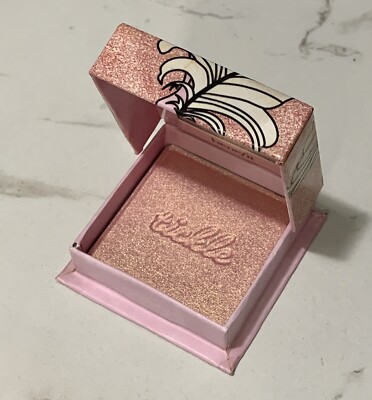 Benefit Golden Pink Powder Highlighter Tickle 0.28oz/8g READ