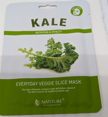 Naisture  Kale everyday veggie slice  mask set of 2