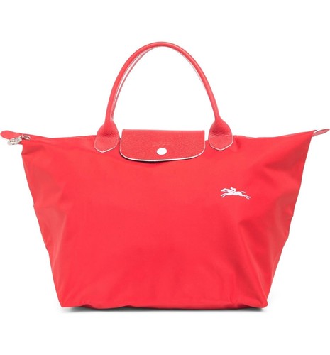 ★人気★ Longchamp Le Pliage Filet Top Handle Bag Red Longchamp Le Pliage Filet | eBay