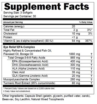 Doctor's Advantage Eye Relief Dietary Supplement, 90 Count