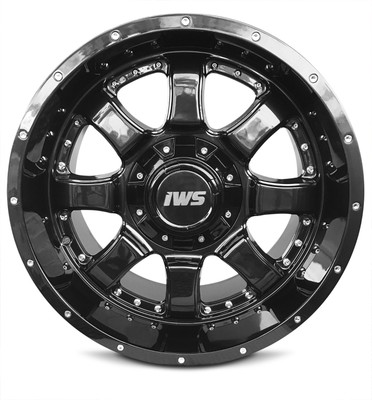 Set 4 NEW 17quot IWS 6x1397mm 12 Gloss Black Wheels Rims Chevy GMC Sierra Tacoma