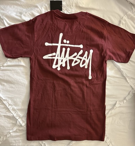【Stussy】◆Basic Stussy T-Shirt Oxblood◆大人気・関税込◆ INSTOCK‼️: STUSSY BASIC LOGO TEE OXBLOOD . Size : L(46”),XL