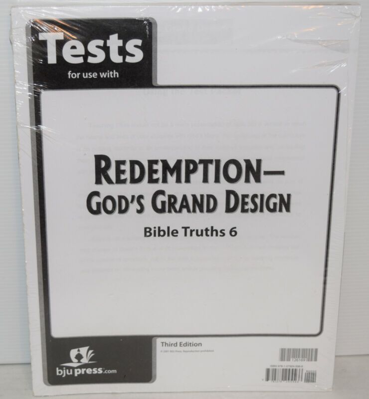 Bju Tests For Use With Redemption Bible Truths 6  -3rd Edition Pac Of 5