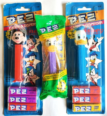 Lot Of 3 Disney Pez Candy And Dispenser Mickey Mouse Donald Daisy Duck Nipのebay公認海外通販 セカイモン