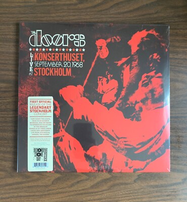 THE DOORS LIVE AT KONSERTHUSET 1968 STOCKHOLM 3 LP BLUE VINYL NEW SEALED RSD 24