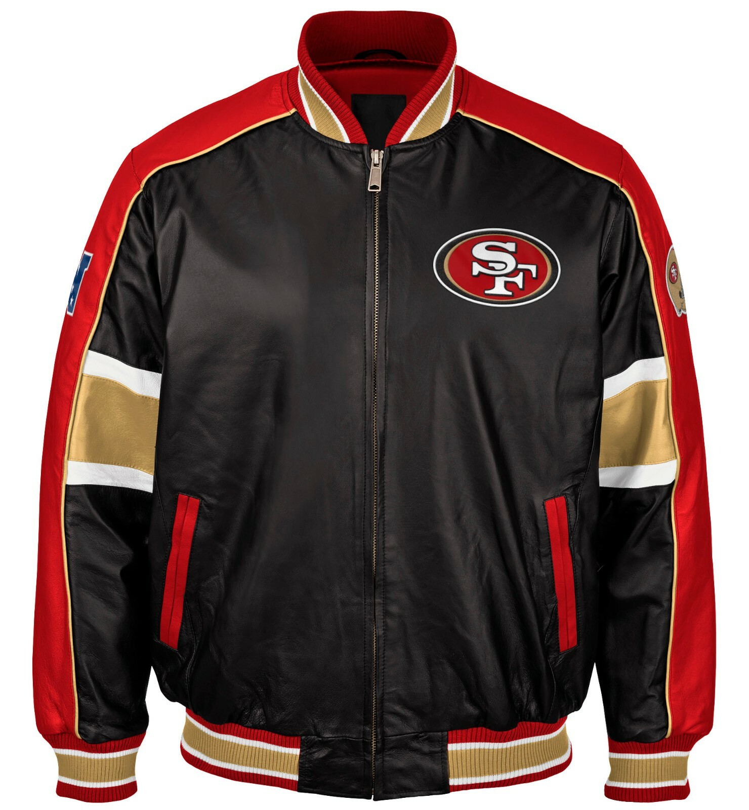 ウェア San Francisco 49ers nylon stadium jacket Vintage Red NFL Starter Pro Line San Francisco 49ers Nylon