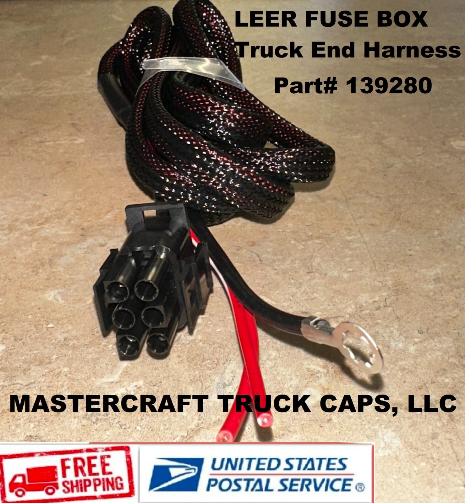 LEER Truck Cap Wiring Harness Century Truck Cap Wiring