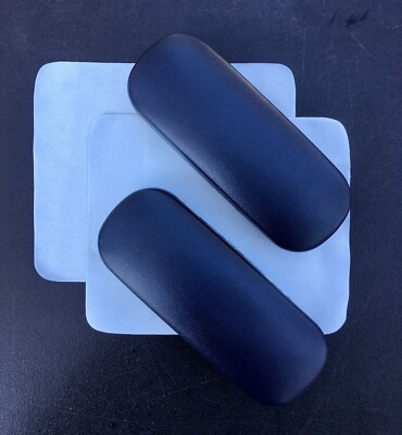 2pcs NEW Hard Clam Shell Metal Eyeglasses Glasses  Case w/ Cleaning Cloth US Shi