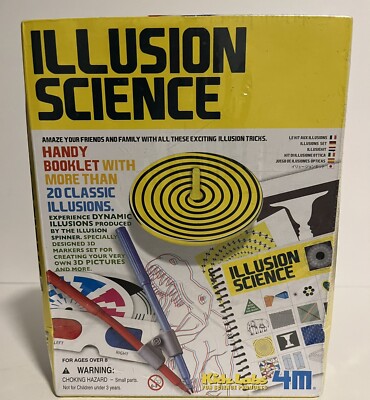 Kidz Labs Illusion Science Fun Educational Learning Kit New Sealed