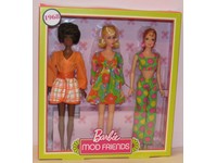 mod friends barbie gift set