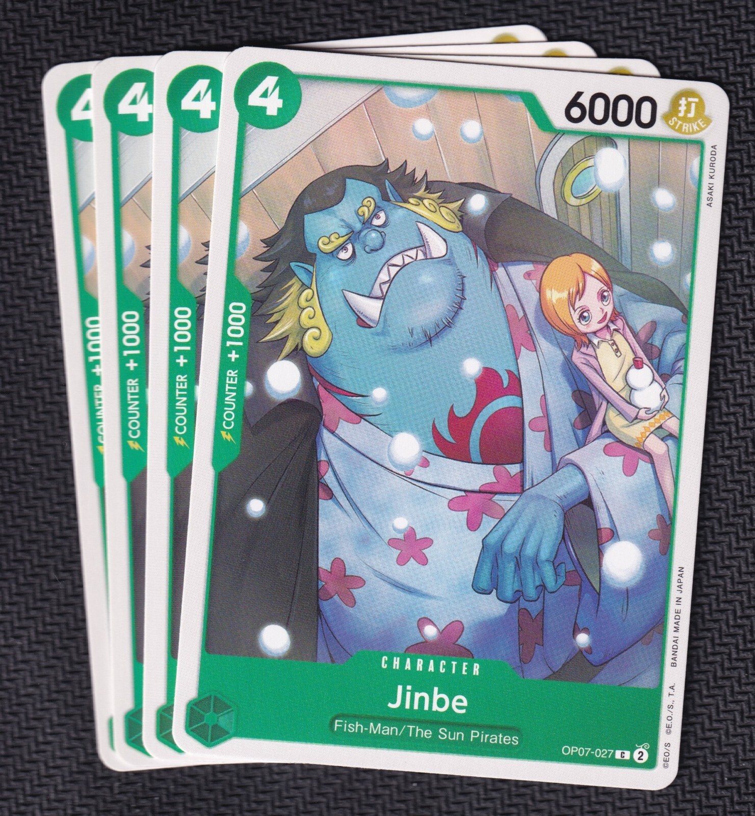 ワンピース AKIE x4 Jinbe ~ OP07-027 Common One Piece 500 Years in the Future