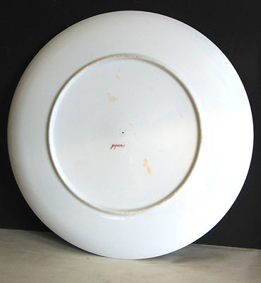 Roses on Vintage White Porcelain Plate Tray 10.5