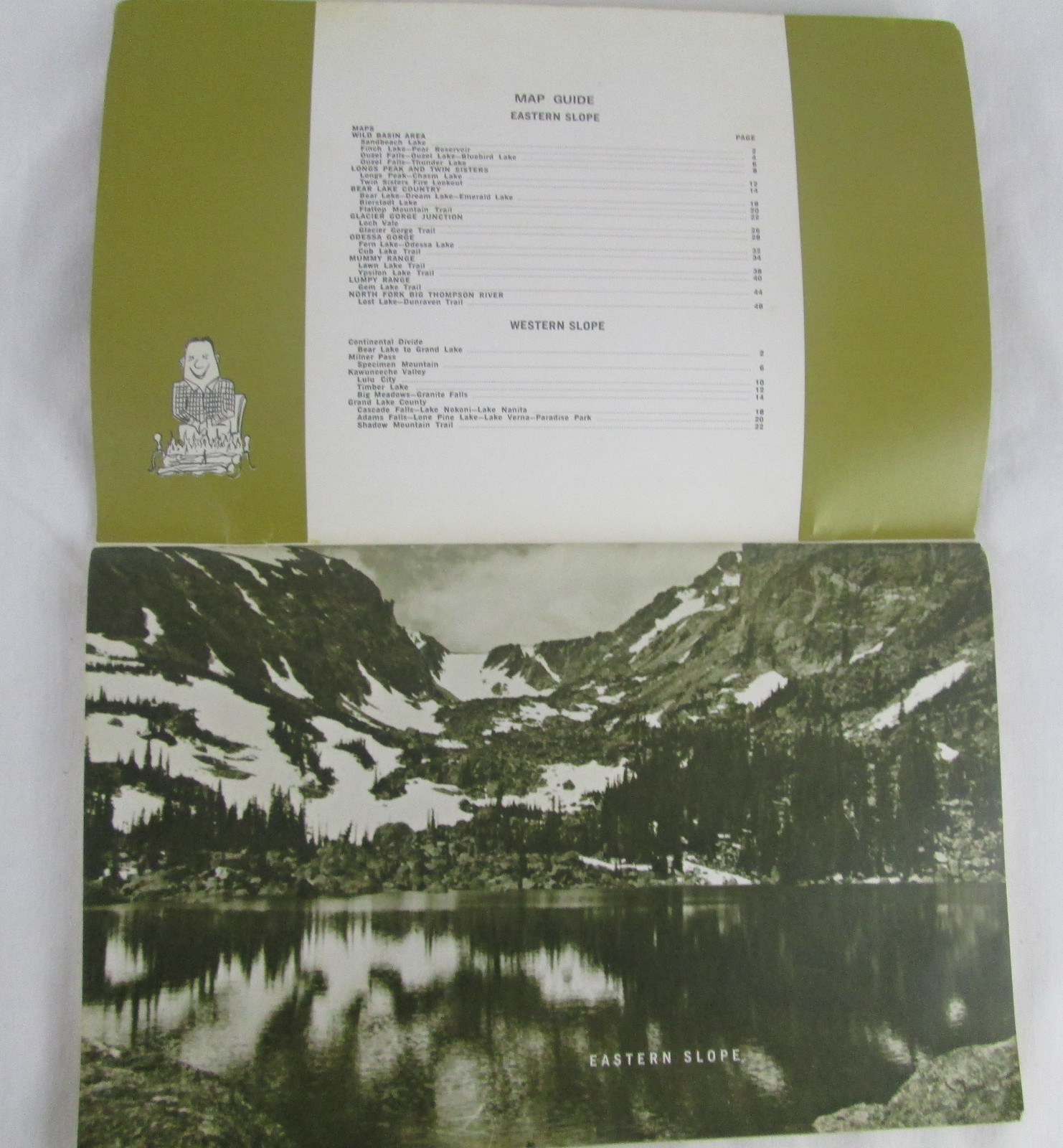 Vintage 1970 Rocky Mountain Trails National Park Guide Photographs Souvenir