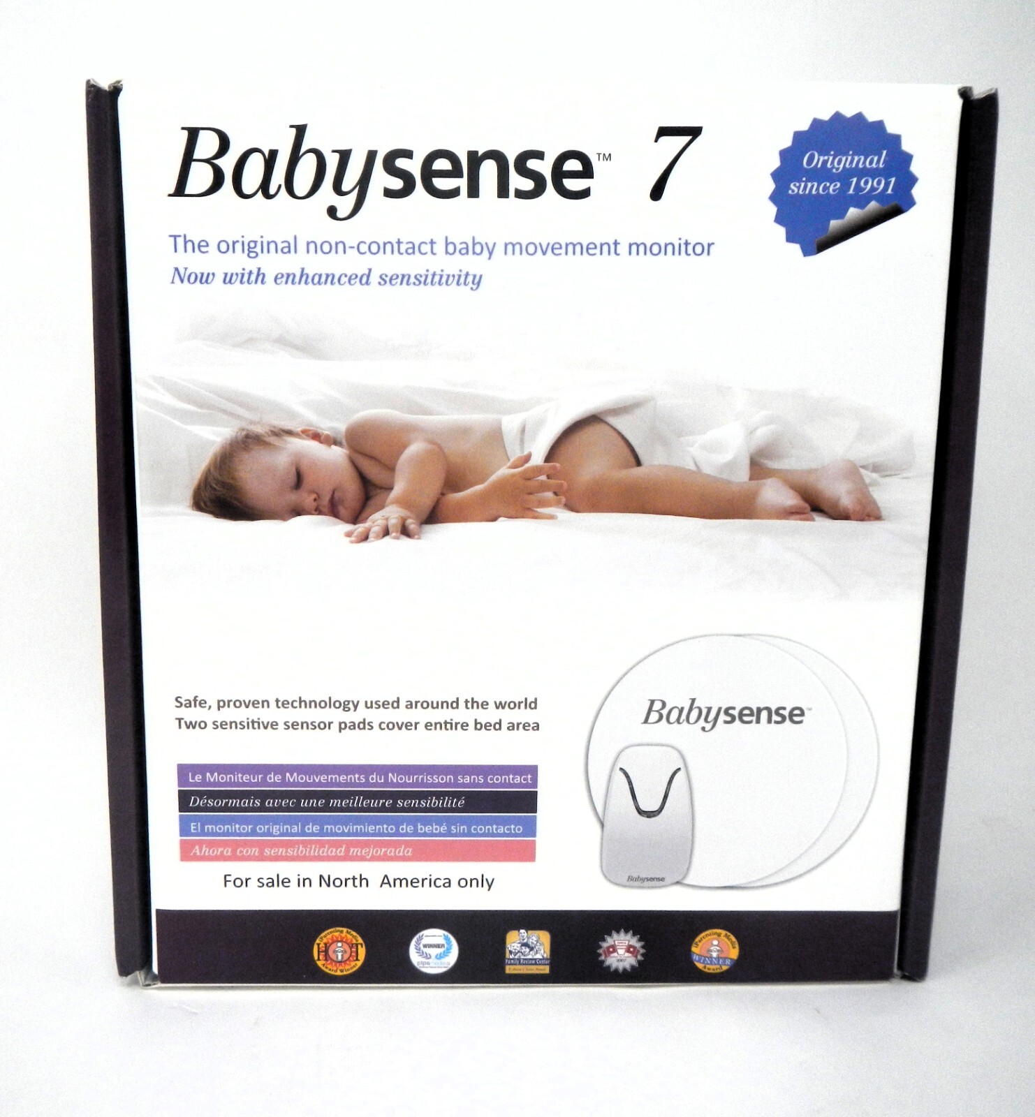 ベビーセンス7 Babysense 7 - Baby Monitor with Breathing Motion Detection