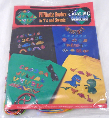 Great Big Graphs Fantastic Borders for T's & Sweats Hot Salsa Cross Stitch Kit