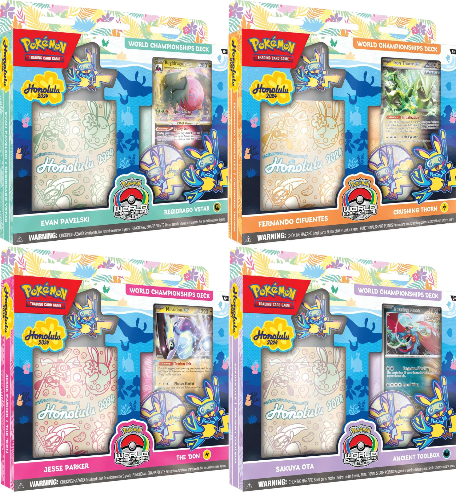 ポケカ WCS2024 ホノルル 4種類コンプリートデッキセット ポケカ WCS2024 ホノルル 4種類コンプリートデッキセット - メルカリ