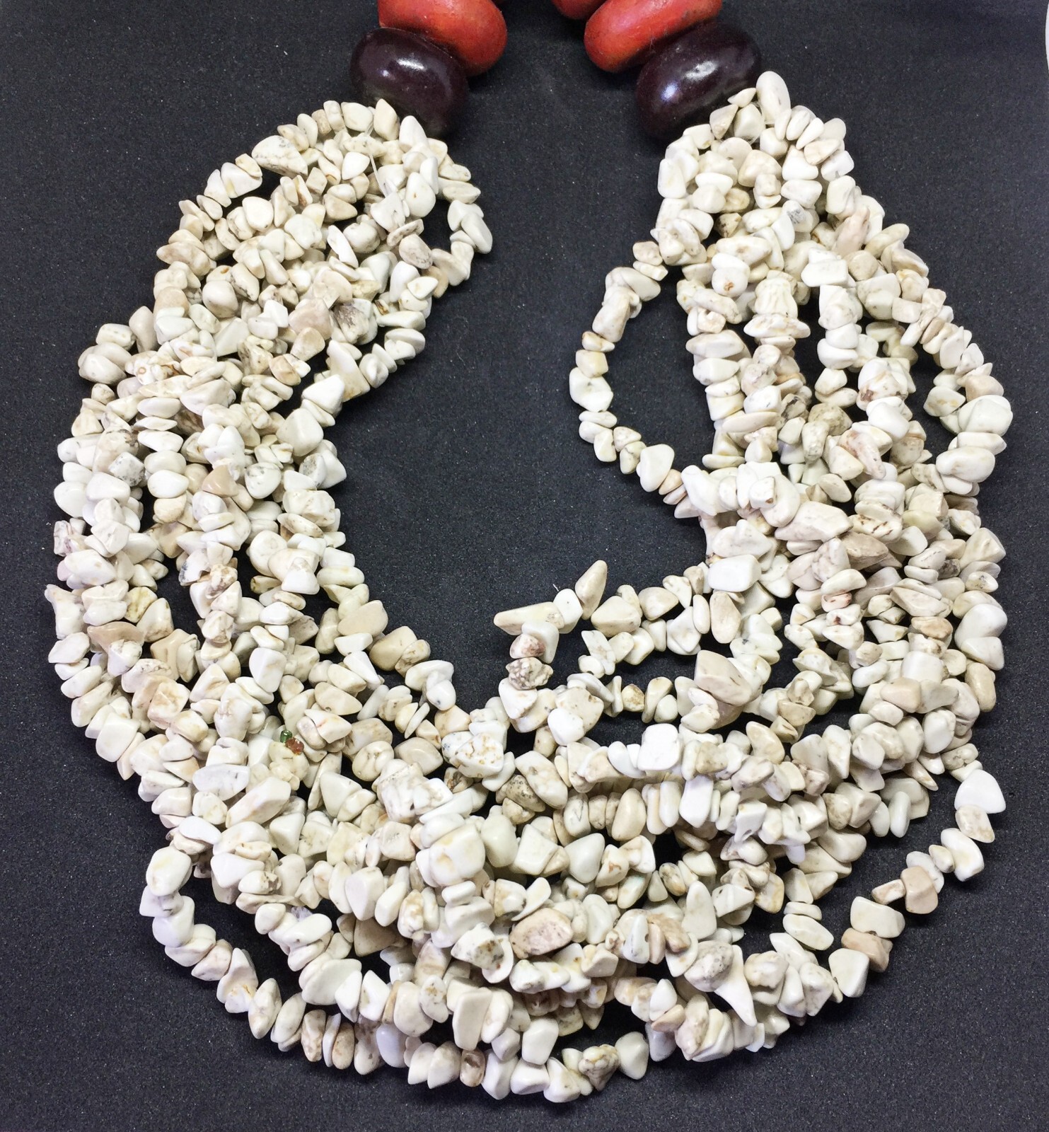 Authentic Handcrafted Berber Stone Necklace Jewelry Ethnic of Amazigh Treasure