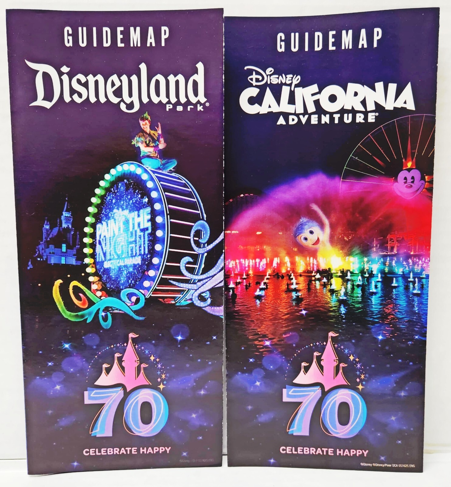 【アメリカで購入】Disney MAPS Disneyland Map - Panoramic Birds Eye View Map of Disney Land