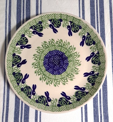 Boleslawiec 8.5'' Salad Plate Bunny Love