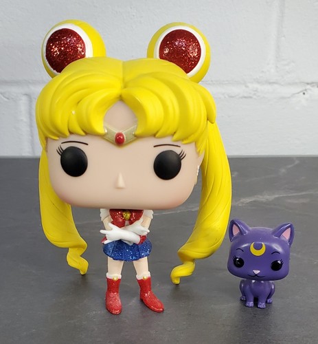 Funko Pop! Sailor Moon &Luna #89 Vaulted Glitter Go
