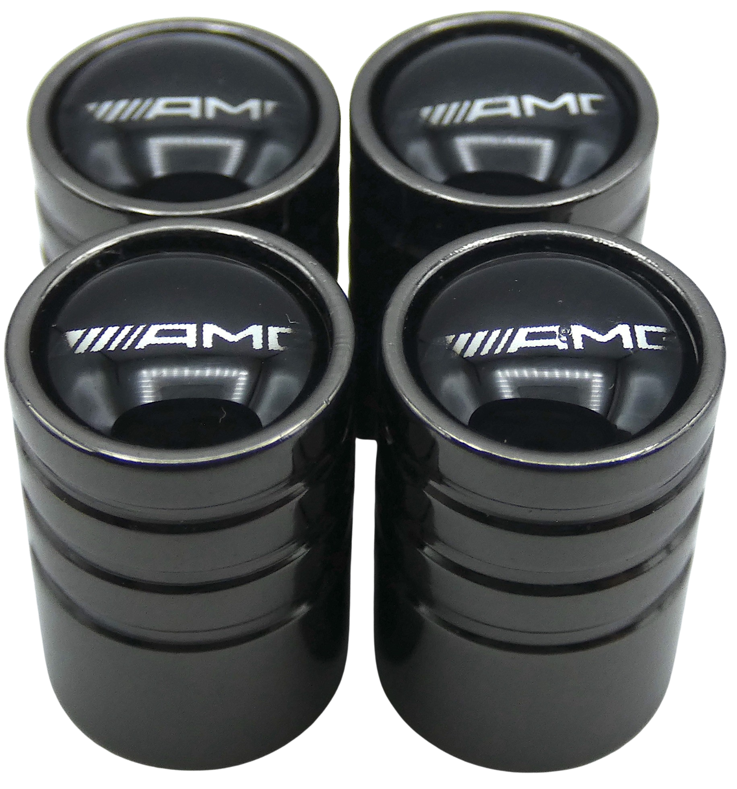 AMG Tire Wheel Stem Air Valve CAPS for auto, car, truck, SUV (1 SET)