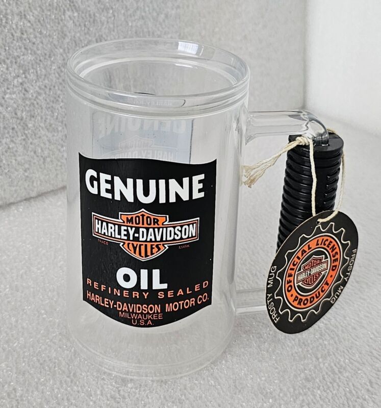 Genuine Harley Davidson Motorcycles Oil Plastic Frosty Mug Official Product NEW