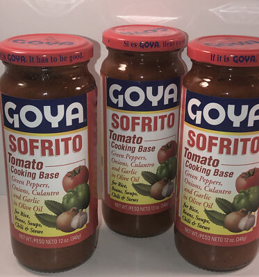 3 Pack Goya Sofrito tomato Cooking Base 12 oz New ( 3 PACK )  Best Selling 2027
