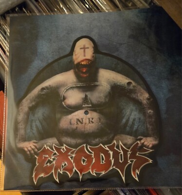 EXODUS *  RIOT ACT NEW SHPAPED PICTURE DISC NUMBERED LIMITED LP 12''