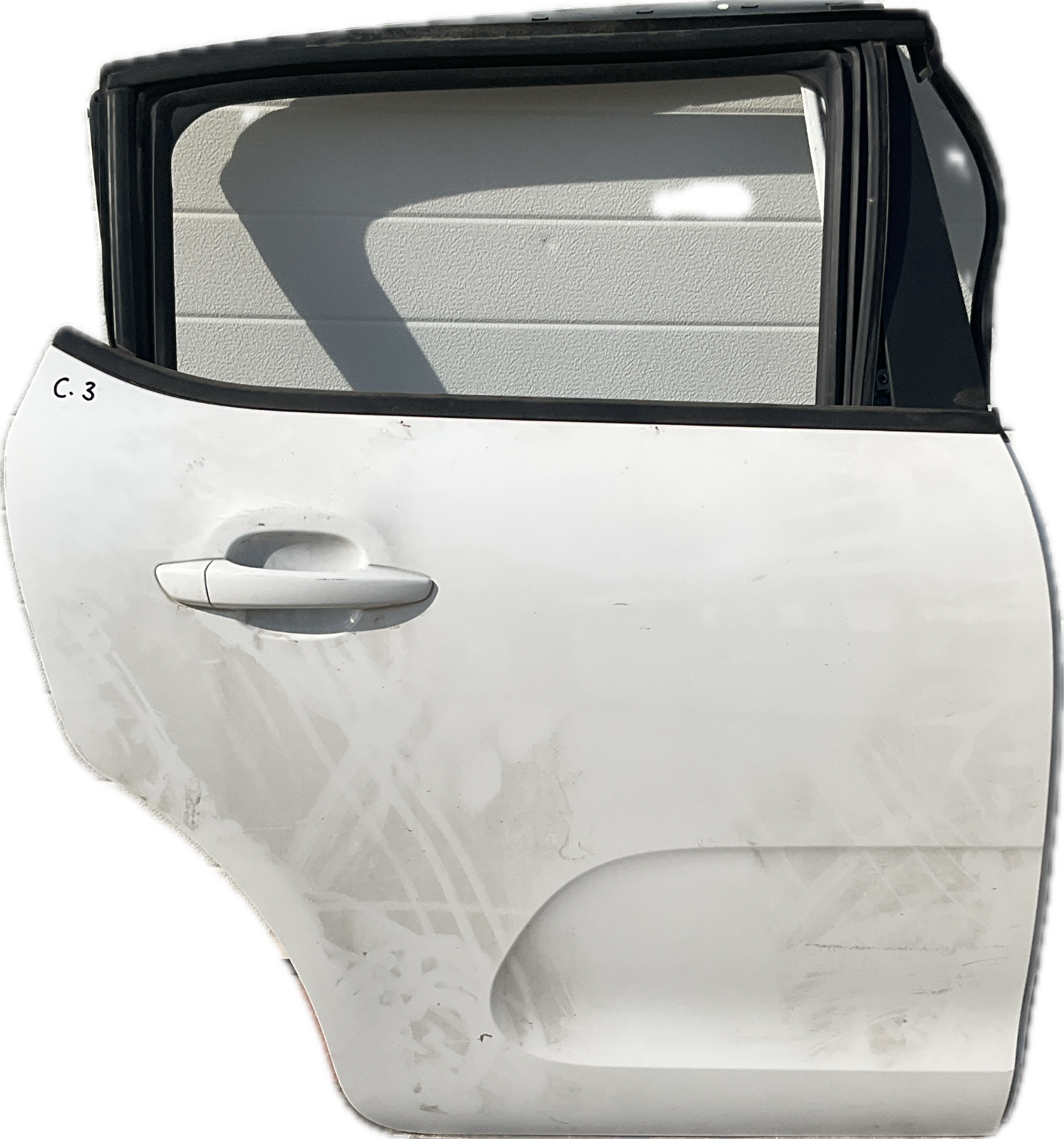 Porta Portiera Posteriore destra pdx post dx per CITROEN C3 2018 S/F fascia