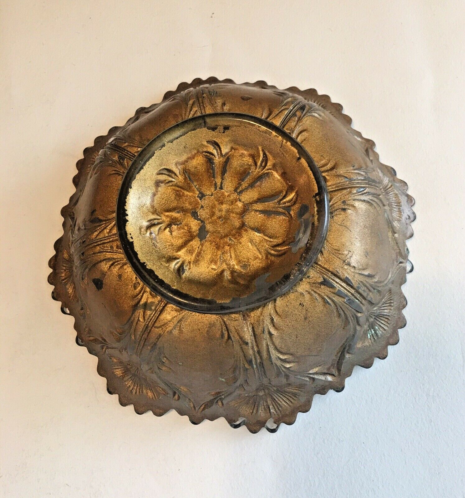 Goofus Glass Bowl Antique LaBelle 