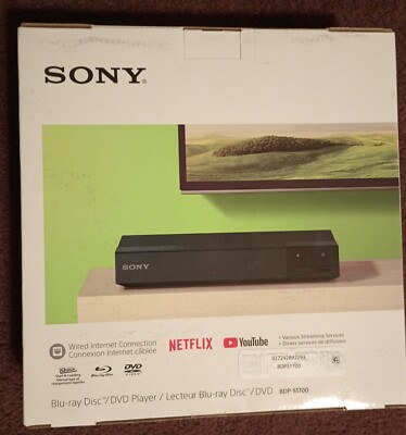 Sony BDP-S1700 Wired 1080p Blu-Ray DVD Player New In Box