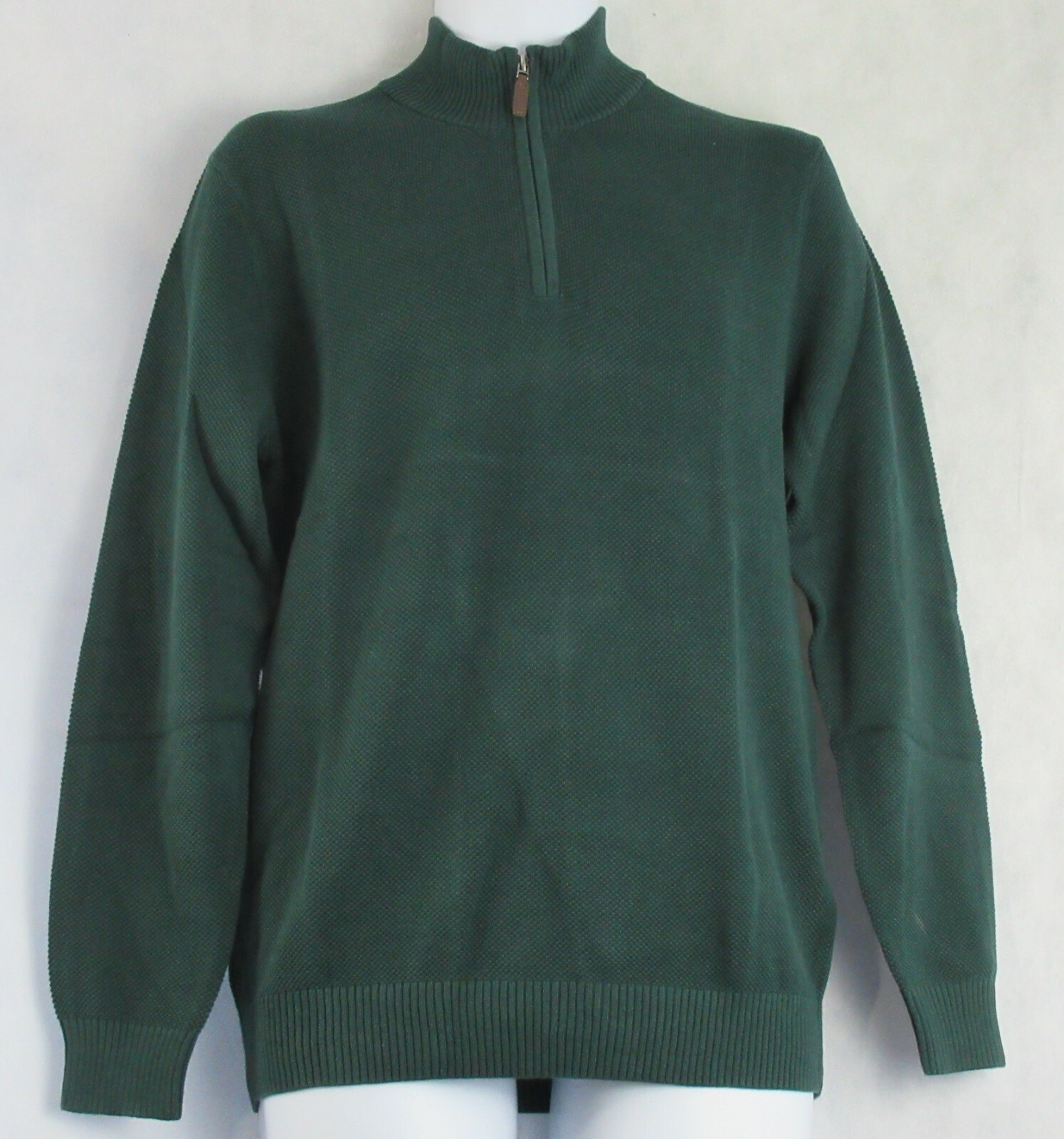 Club Room Men's 1/4-Zip Textured Cotton Pullover Sweater, Assorted Colors