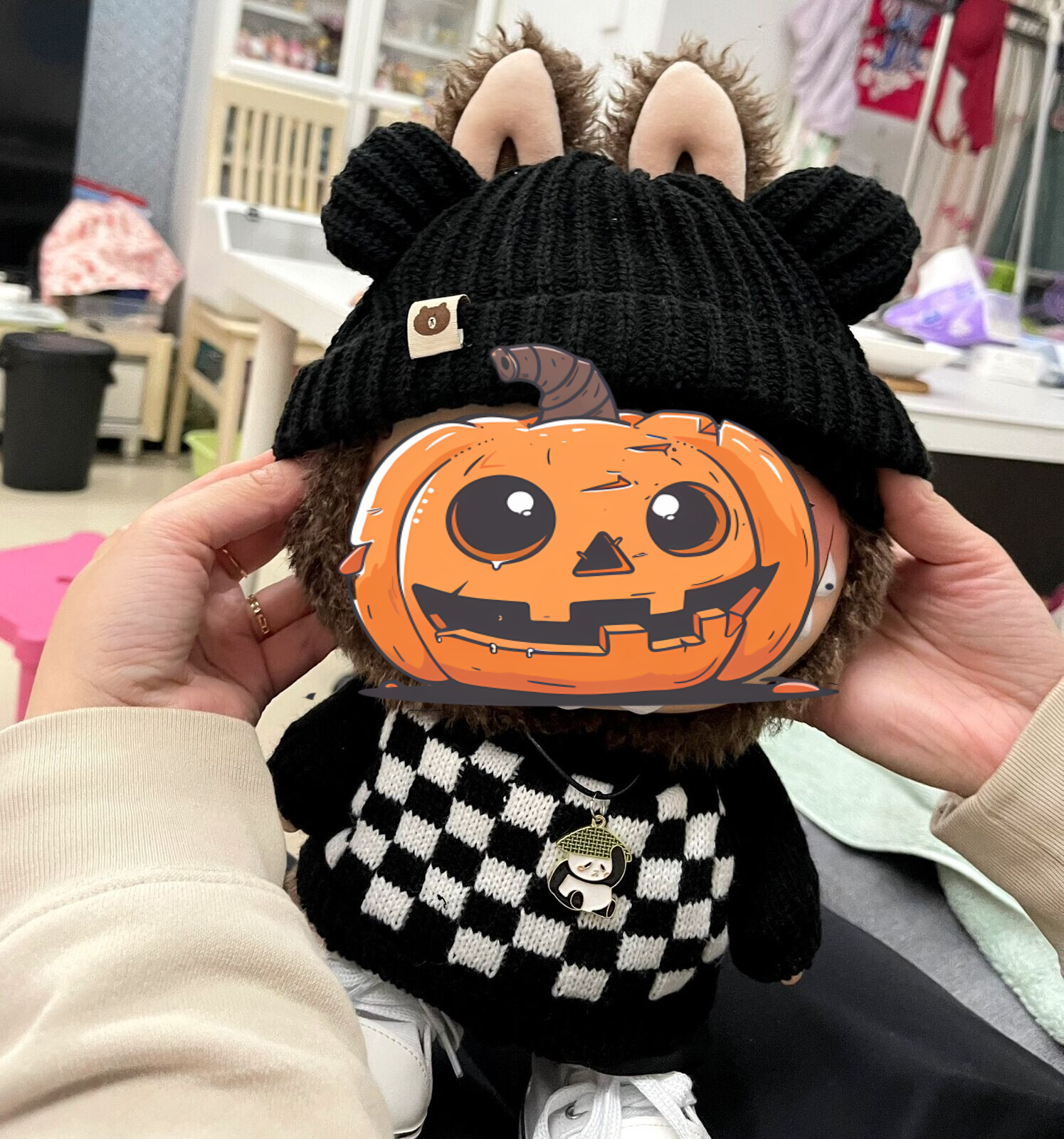 ZIMOMO 38cm ぬいぐるみ セット POP MART The Monsters ZIMOMO I Found You Vinyl Plush Doll