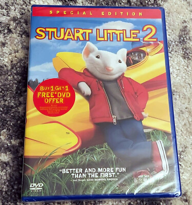 Stuart Little 2 (Special Edition) DVD-2002, Geena Davis, Michael J. Fox, NEW
