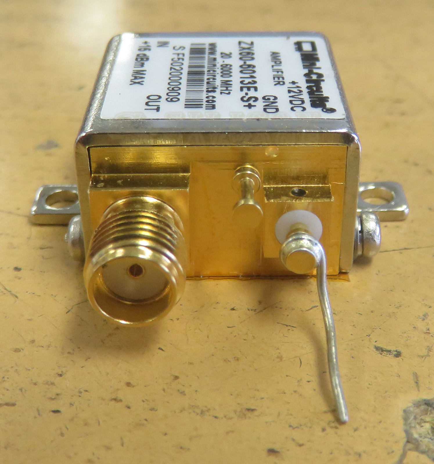 Mini-Circuits ZX60-6013E-S+ 20-6000MHz SMA RF Coaxial Amplifier 20MHz-6GHz